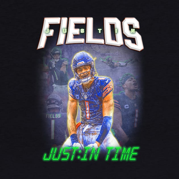 Justin Fields "Just In Time" Bears by dsuss